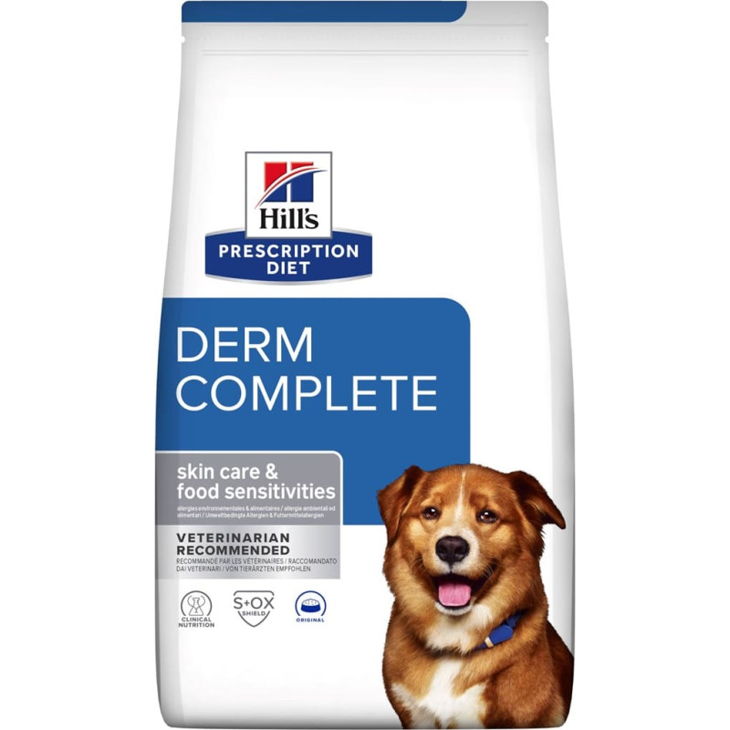 Hill's Prescription Diet Derm Complete Canine - dry dog food - 12 kg