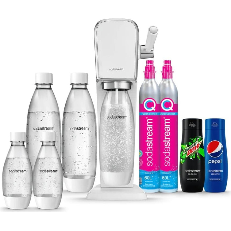 Sodastream Gazuotų gėrimų gaminimo aparatas SodaStream Art White