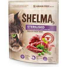 Shelma Sterilised Beef - dry cat food - 8kg