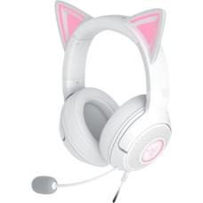 Razer Ausinės | Kraken Kitty V2 | su laidu | Over-ear | Mikrofonas | Noise canceling | Baltas