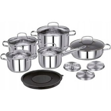 Smile 14-piece cookware set MGK-22 with cutting board set