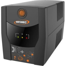 Infosec INF_661147 Backup Power Supply UPS X1+ 1300 IEC, 1300VA, 720W, 6× C13