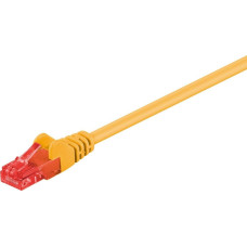 Goobay Wentronic Goobay CAT 6 Patch Cable, U/UTP, yellow, 7.5 m - CCA coppergemisch (68428)