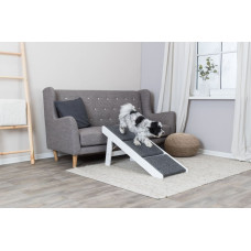 Trixie Schody/rampa, dla psa/kota, białe, MDF, 44 x 46 x 106 cm, obite wykładziną