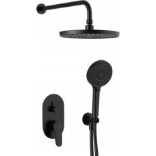 KFA KFA zestaw natryskowy podtynkowy z baterią OTAVA czarny 5559-501-81