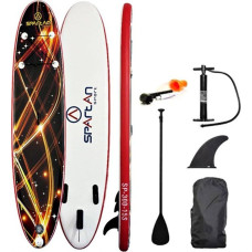 Spartan Paddleboard deska pompowana SUP z wiosłem oraz akcesoriami Spartan SUP 10' Brown-Red