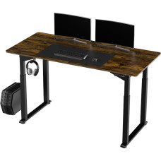 Ultradesk Biurko Ultradesk Biurko, elektycznie regulowany, brązowa płyta, 160x75 cm, 74-116 cm, UPLIFT, z podkładką pod mysz XXL, ULTRADESK