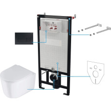 Deante Zestaw WC podtynkowy 6 w 1