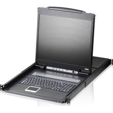Aten Konsola KVM Aten ATEN CL1316N-ATA-AG ATEN KVM 16 port LCD 19 + keyboard + touchpad PS/2 or USB, 1U 19 Rack