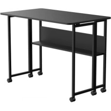 Maclean folding desk table mblack MC-126 B