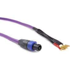 Melodika Kabel Melodika Widły - Speakon 7m fioletowy