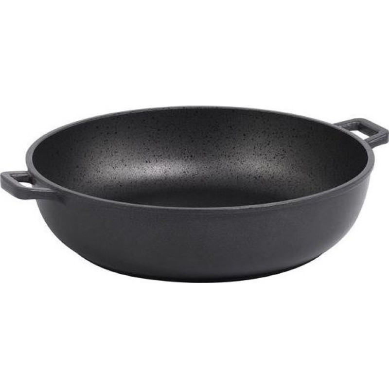 De Buyer Patelnia De Buyer wok Żeliwna 36cm