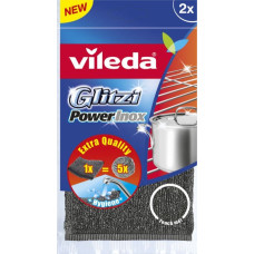 Vileda Vileda Zmywak Inox Glitzi Power Pad 2szt