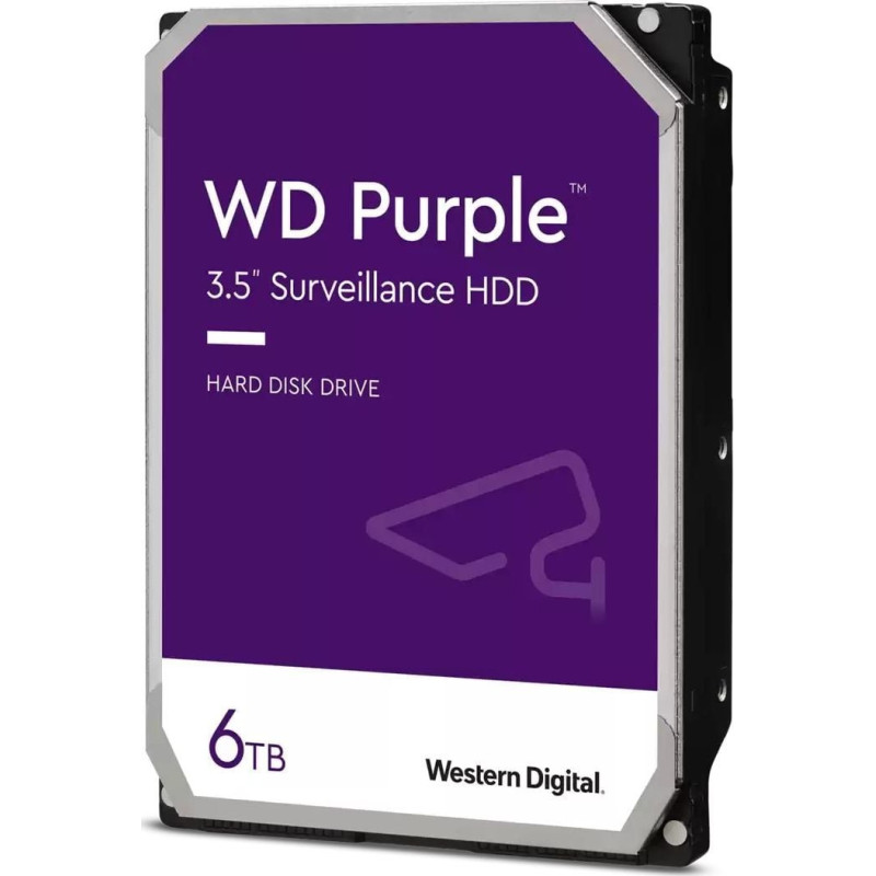 WD Dysk serwerowy WD Purple 6TB 3.5'' SATA III (6 Gb/s)  (WD64PURZ)