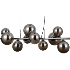 Italux Lampa wisząca Italux Lampa wisząca kulista Canello PND-406007-10A-BCR czarna