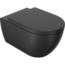 Jika TOILET ARC WALL HUNG BLACK MATT