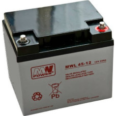 Mpl Power MWL 45-12: akumulator AGM 12V/45Ah 196*165*170 (T16)