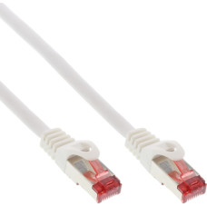 Inline 100pcs. Bulk-Pack InLine® Patch Cable S/FTP PiMF Cat.6 250MHz PVC copper white 0.5m
