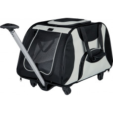 Trixie Wózek Nylon 34 × 43 × 67 Cm Czarno-szary