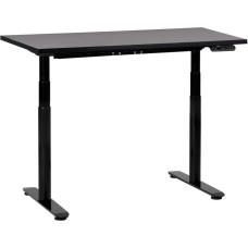 Beliani Biurko Beliani Biurko regulowane elektrycznie 120 x 72 cm czarne DESTINAS