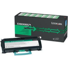 Lexmark Toner Lexmark E460X80G Black Oryginał  (E460X80G)