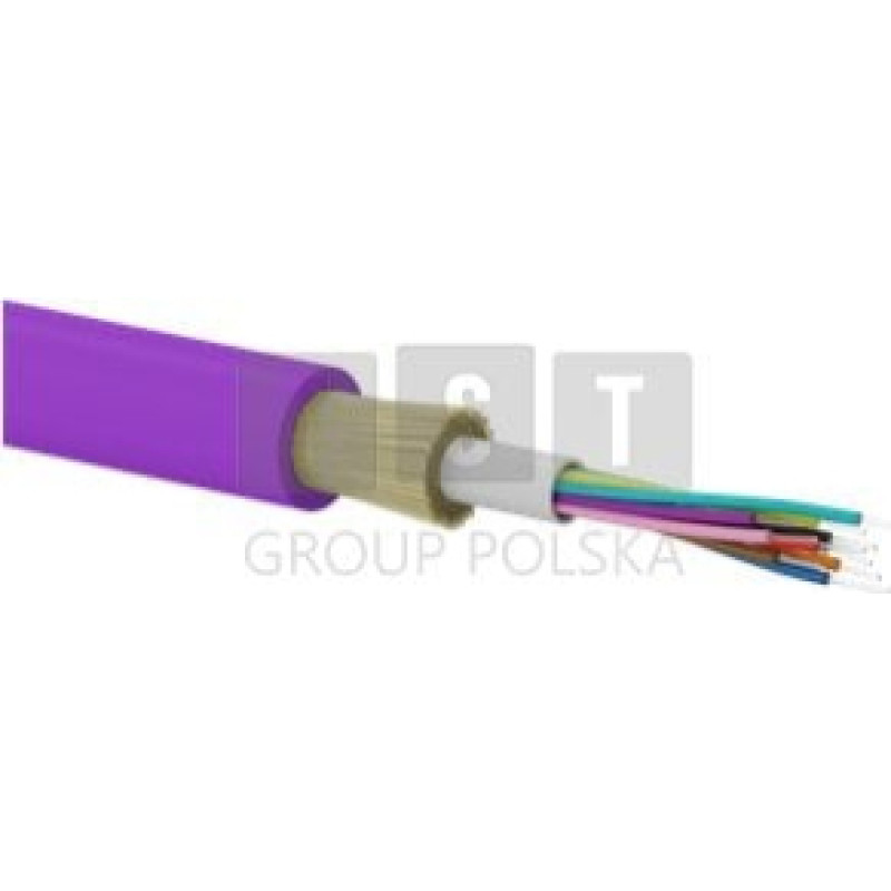 Alantec Kabel światłowodowy OM4 B2ca U-DQ(ZN)BH uniwersalny trudnopalny 