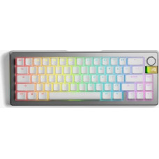 Glorious Gaming GMMK 3 PRO HE 65% Prebuilt Wireless klawiatura RF Wireless QWERTY US English Srebrny