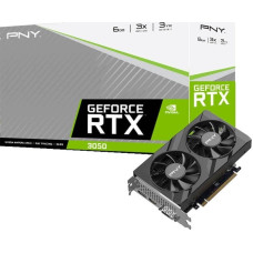 PNY Karta graficzna PNY GeForce RTX 3050 Verto Dual 6GB GDDR6 (VCG30506DFXPB1)