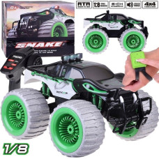 Jokomisiada Olbrzymie Auto Monster Snake 4x4 muzyka światła drift 360st. Pilot RC0633