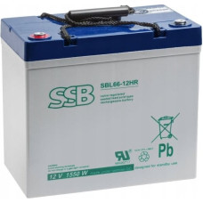 Super Benek Akumulator AGM SBL66-12HR 12V55Ah M6 Mocowy