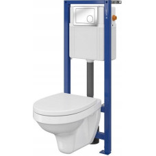 Cersanit TOILET BOWL+FRAME+BUTTON AGIS S701-022