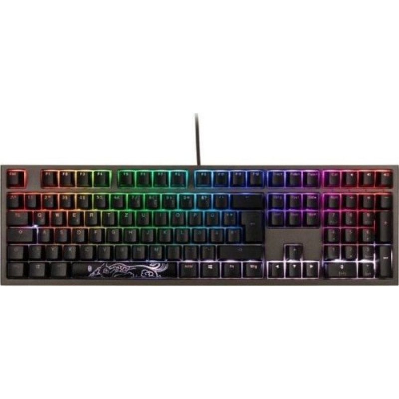 Ducky Klawiatura Ducky Ducky Shine 7 PBT Gaming Keyboard, MX-Blue, RGB LED - gunmetal