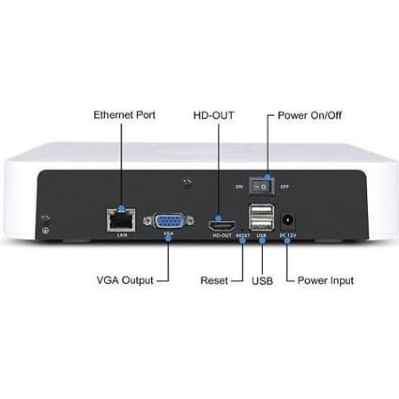 Foscam FN8108H network video recorder White