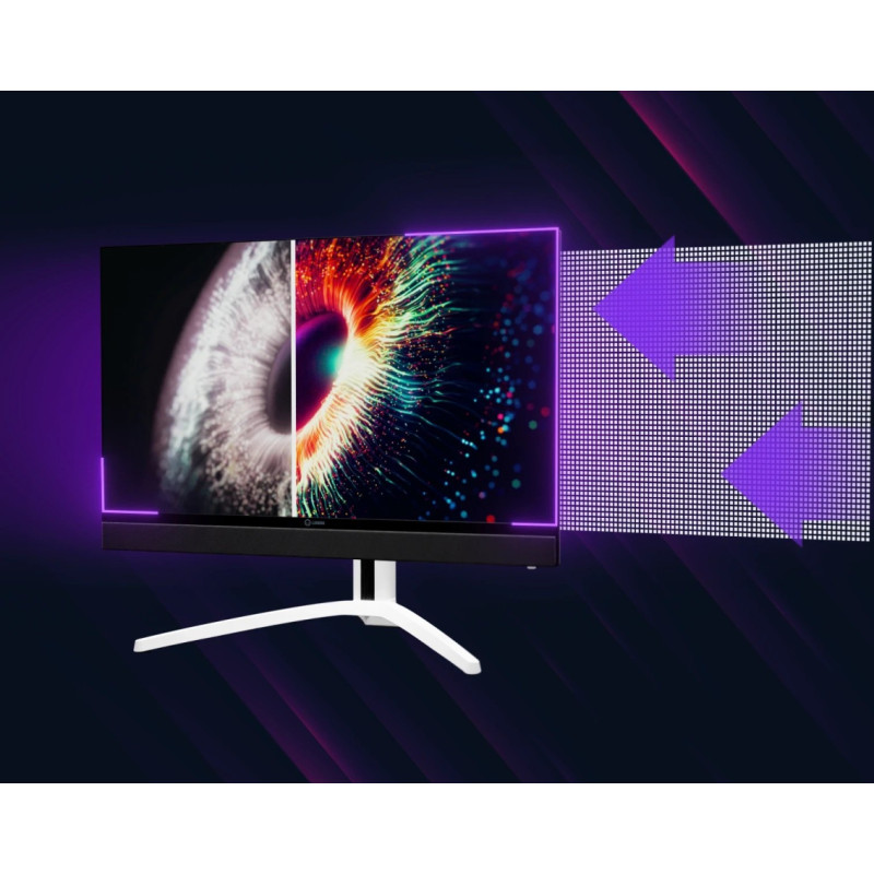 Lorgar 27MP1, UHD MiniLED Gaming Monitor Pro, 27'' (3840*2160) fast IPS flat monitor, black/milky grey