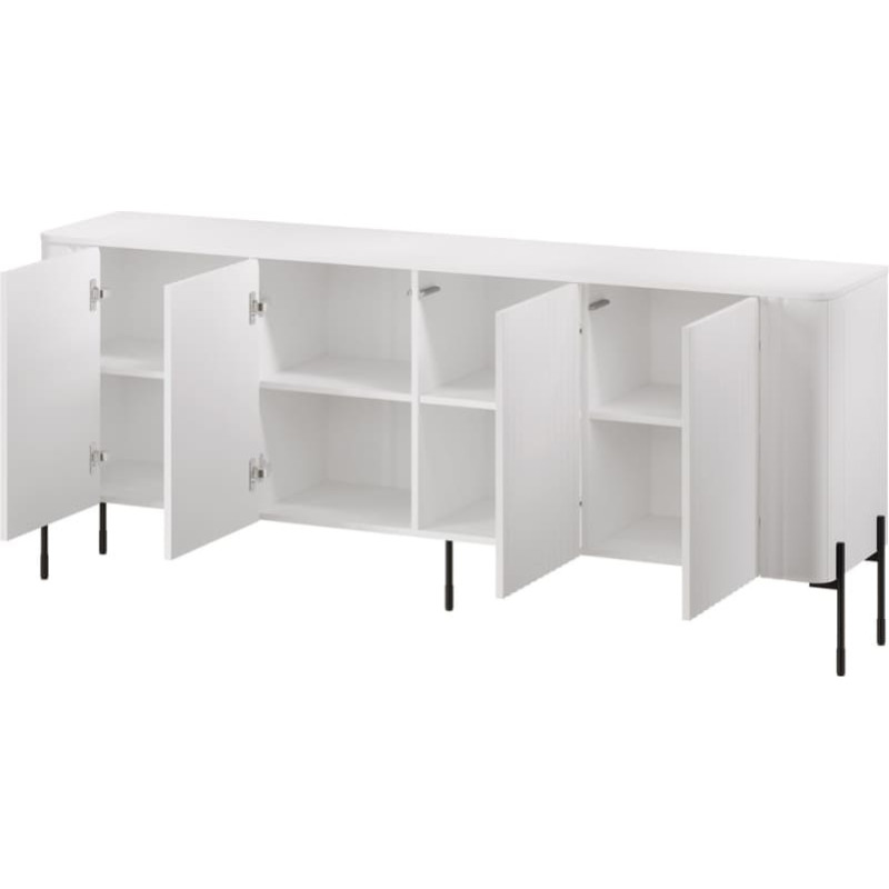 Cama Meble Cama VERA chest of drawers 190x40x80 matt white