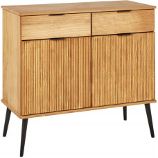 Beliani Szafka dwudrzwiowa jasne drewno TIMMINS