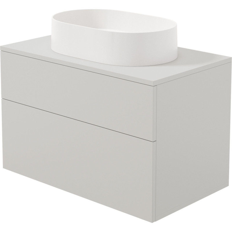 Deante Szafka umywalkowa pl_z umywalką granitową - pl_55x35 cm