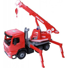 Lena Fire Crane truck 70 cm single brown cart