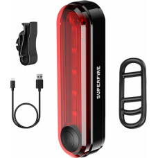 Superfire Rear bike light Superfire BTL01, USB, 230mAh