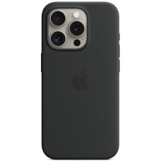 Apple Silicone Case iPhone 15 Pro, black