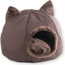 Go Gift cat bed - brown - 40x40x34 cm