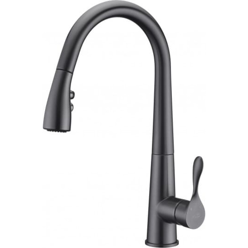 Bluewater Virtuvinis maišytuvas su ištraukiama žarna Blue Water Stabili, grafito spalvos