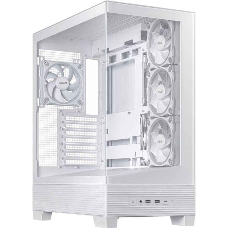 Asus A31 Plus TG ARGB WHITE Midi Tower