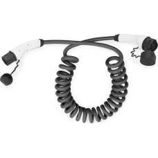 Digitus Kabel do ładowania samochodów Digitus Typ2-Typ2, 1-fazowy 230V, 32A, 7,4kW, 10m spiralny (DK-1P32-S-100)