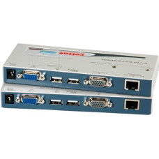 Roline Przedłużacz KVM ROLINE Smart przez RJ45, VGA, USB