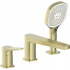 Celto 4525-210-31 / KFA / MALAGA /  BATERIA WANNOWA , 3-OTWOROWA , STOJĄCA, PVD BRUSHED LIGHT GOLD /