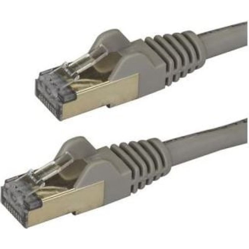 Startech Patchcord CAT6A, STP, 3m, szary (6ASPAT3MGR)