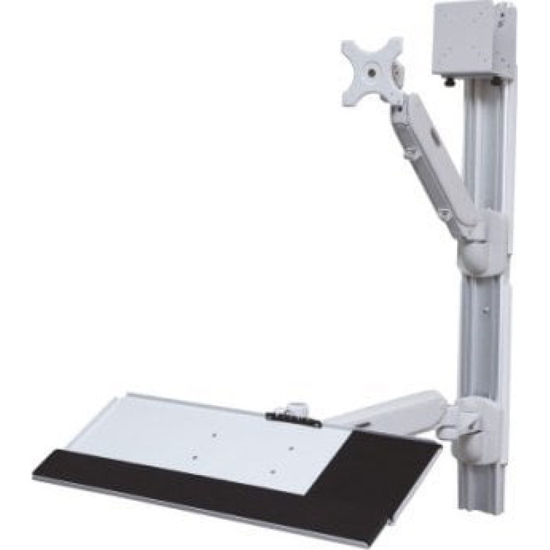 Value VALUE Stacja robocza montowana na ścianie, ze sprężyną gazową