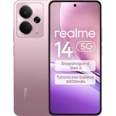Realme Smartfon Realme 14 5G 12/256GB Różowy  (6941764456778)