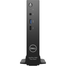 Dell Komputer Dell Dell OptiPlex 3000 Thin Client - Thin Client - DTS - 1 x Pentium Silver N6005 / 2 GHz - RAM 8 GB - Flash - eMMC 64 GB - UHD Graphics - 1GbE, Wi-Fi 6E - WLAN: Bluetooth, 802.11a/b/g/n/ac/ax (Wi-Fi 6E) - Dell ThinOS - Monitor: keiner - Sc